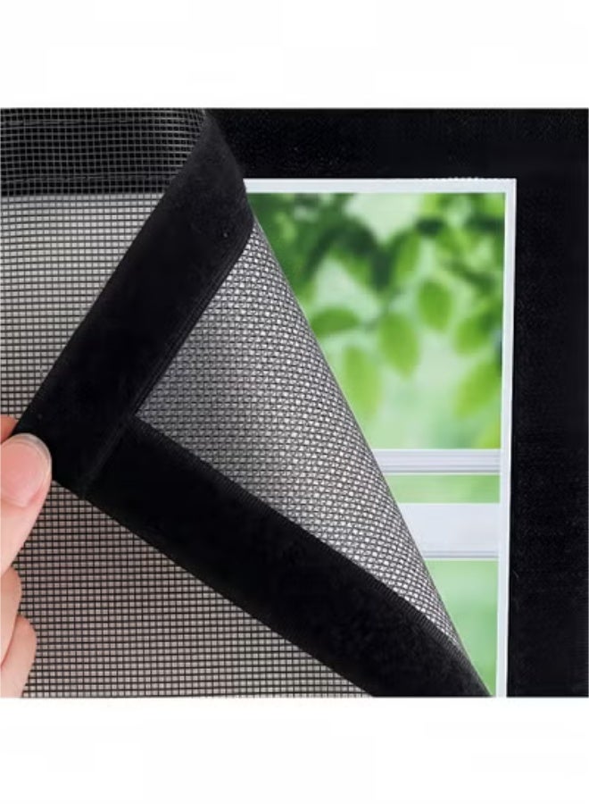 Peachjoy Magnetic Window Screens, Self-Sealing Mesh Curtains, Heavy Duty and Easy to Install, Perfect for AC Rooms, Bedrooms and Bathrooms (White) - Image 2