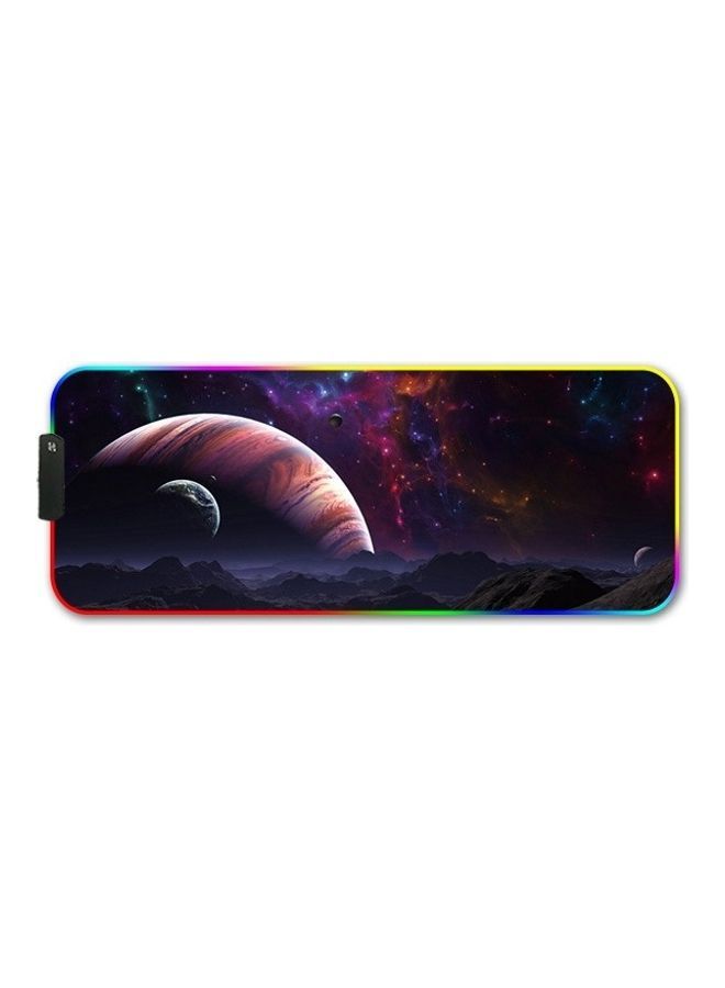 نيبمينينت Vast Starry Sky Pattern RGB Luminous Non-Slip Mousepad Multicolour - Image 1