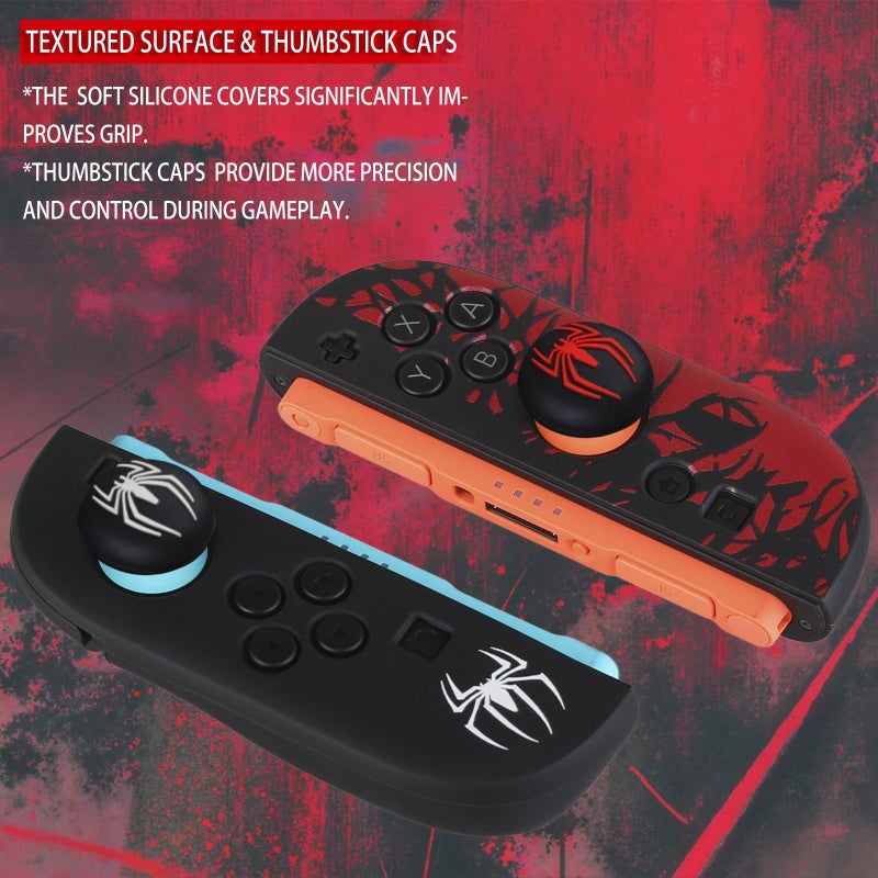 YoRHa Handle Grip Protective Cover Case (Spider Edition) for Switch 2 JC Controller [2025 Model] - Image 2