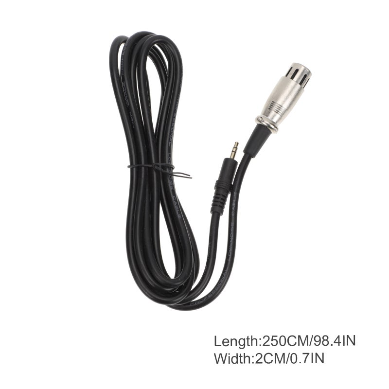 Microphone Cable, Durable Audio Adapter for High-Fidelity Recording, Resists Interference - Image 2