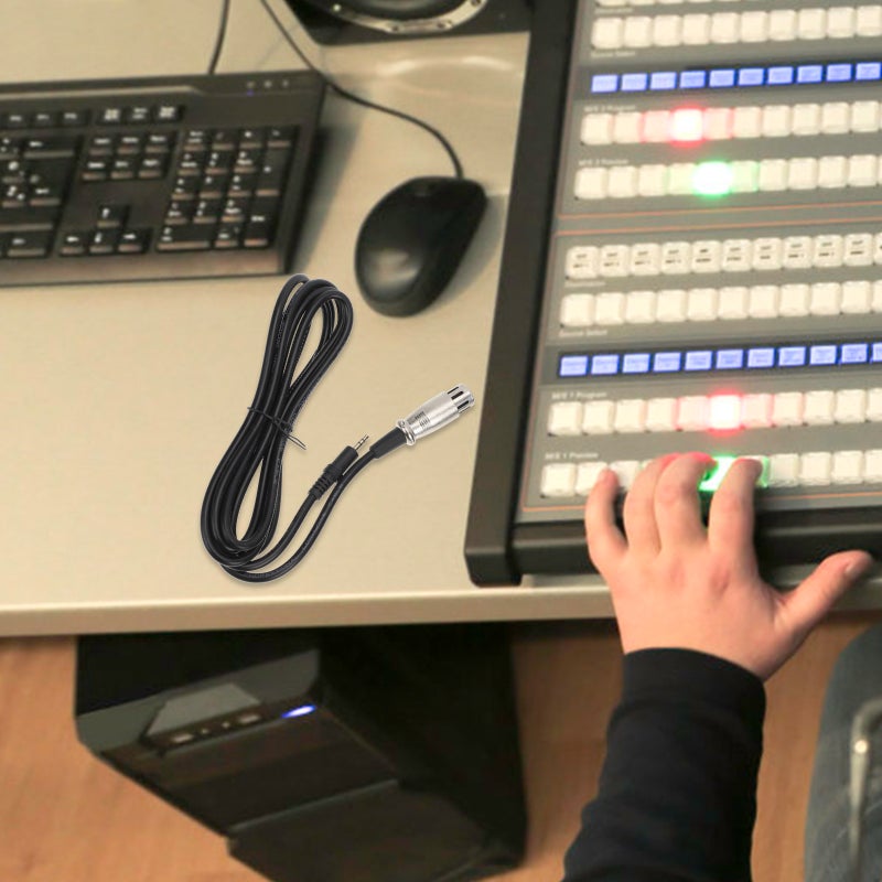Microphone Cable, Durable Audio Adapter for High-Fidelity Recording, Resists Interference - Image 3