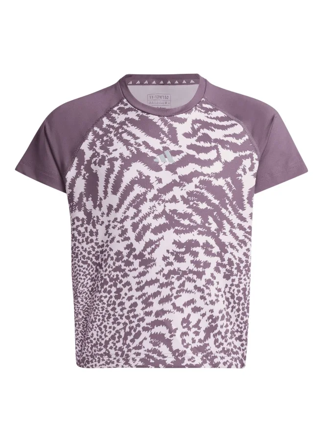 اديداس adidas Jg Pri Tee Pink Training T-Shirts 5-6Y