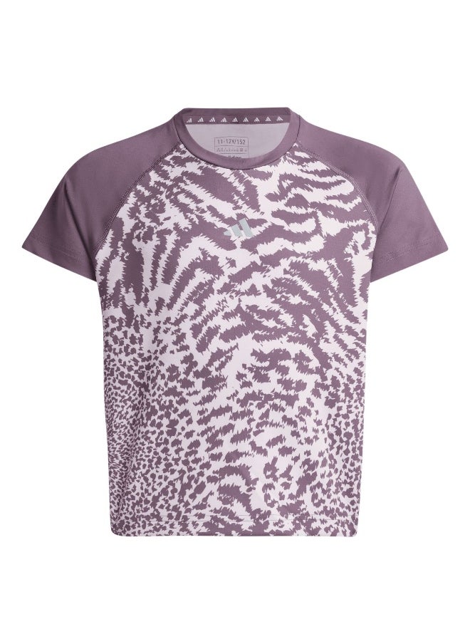 Adidas - adidas Jg Pri Tee Pink Training T-Shirts 5-6Y - Image 1