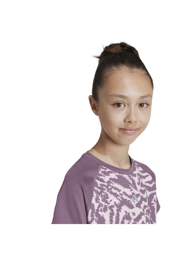Adidas - adidas Jg Pri Tee Pink Training T-Shirts 5-6Y - Image 1