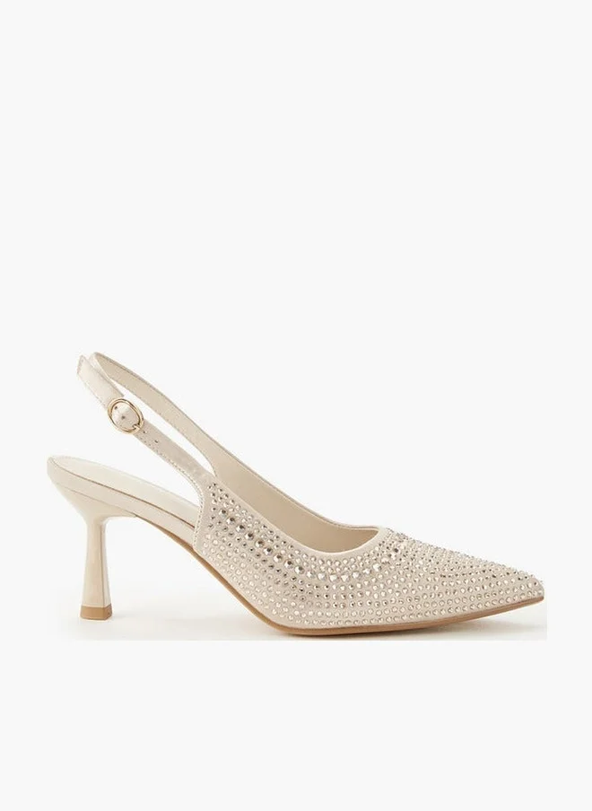 Flora Bella By Shoexpress Flora Bella Women Embellished Stiletto Heels Shoes