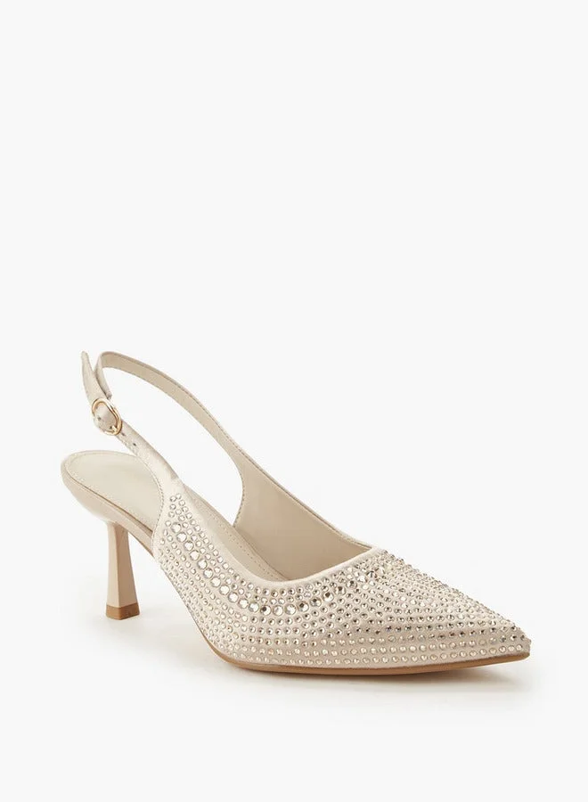 Flora Bella By Shoexpress Flora Bella Women Embellished Stiletto Heels Shoes