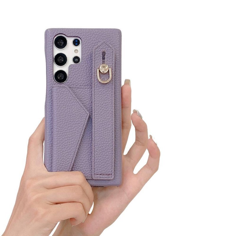 Protective Case | Cover for Samsung Galaxy A36 | Card Holder | Kickstand | Purple - Image 1