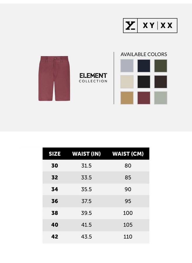 XYXX XYXX Men Twill Cotton Chinos Shorts, Regular Fit, Solid, Pack of 1, CB1SHT05_36, Pitch Black, 36  - Image 4