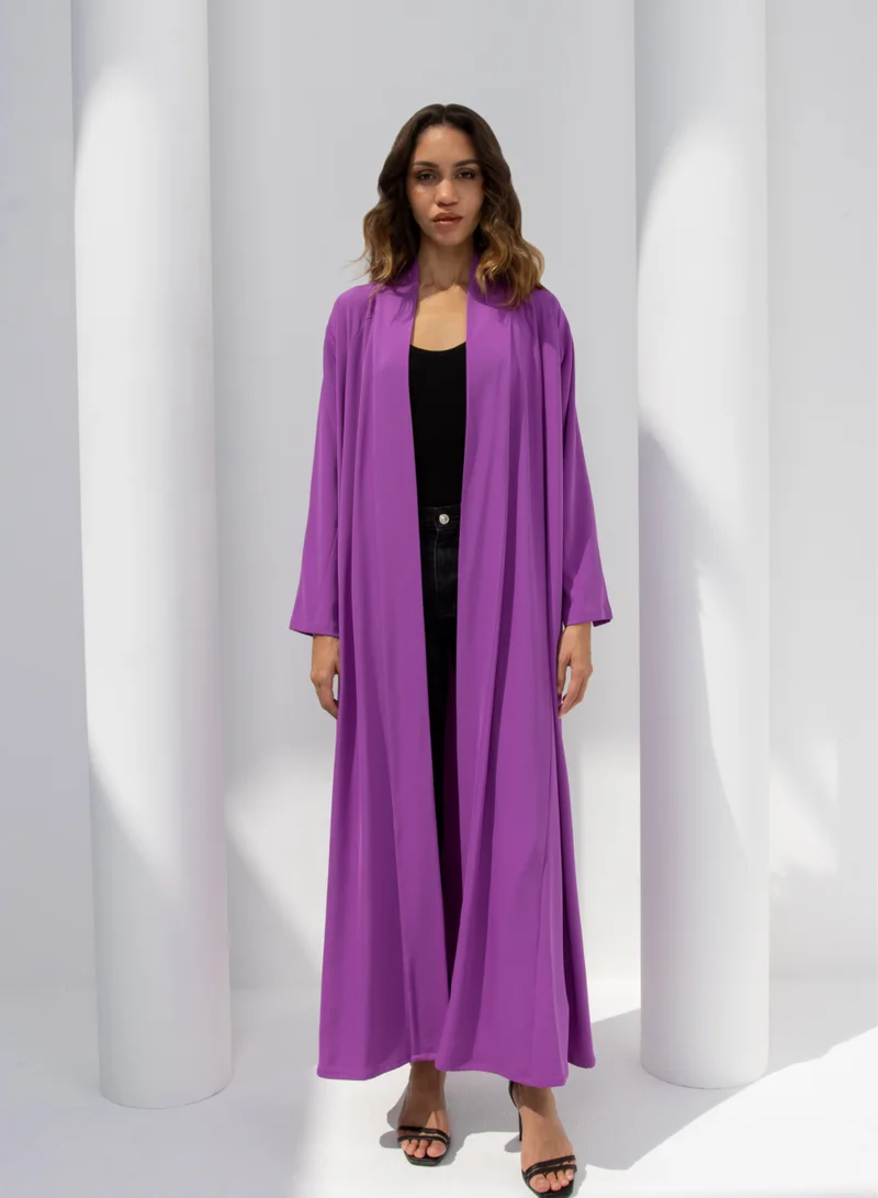 10 كانون الأول Crepe Abaya in Normal cut