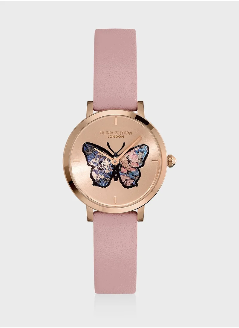 OLIVIA BURTON Silicone Strap Analog Watch