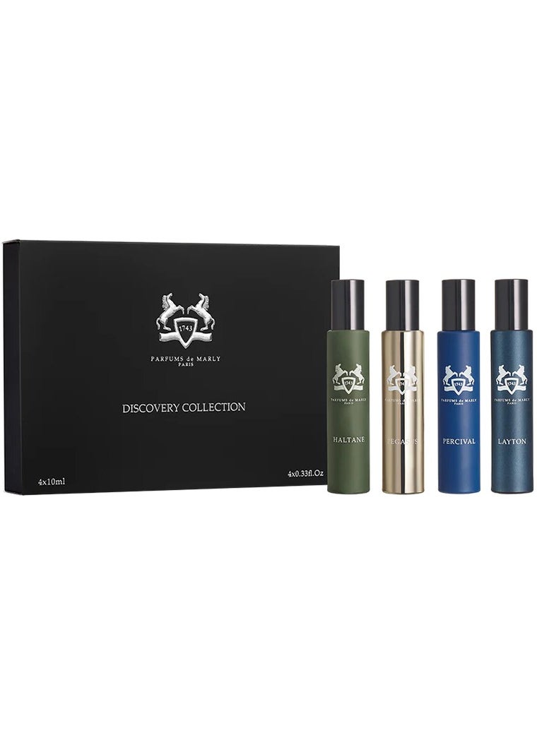 بارفان دي مارلي مجموعة عطور مارلي ديسكوفري ٤*١٠ مل (هالتان، بيغاسوس، بيرسيفال، لايتون)  - Image 1