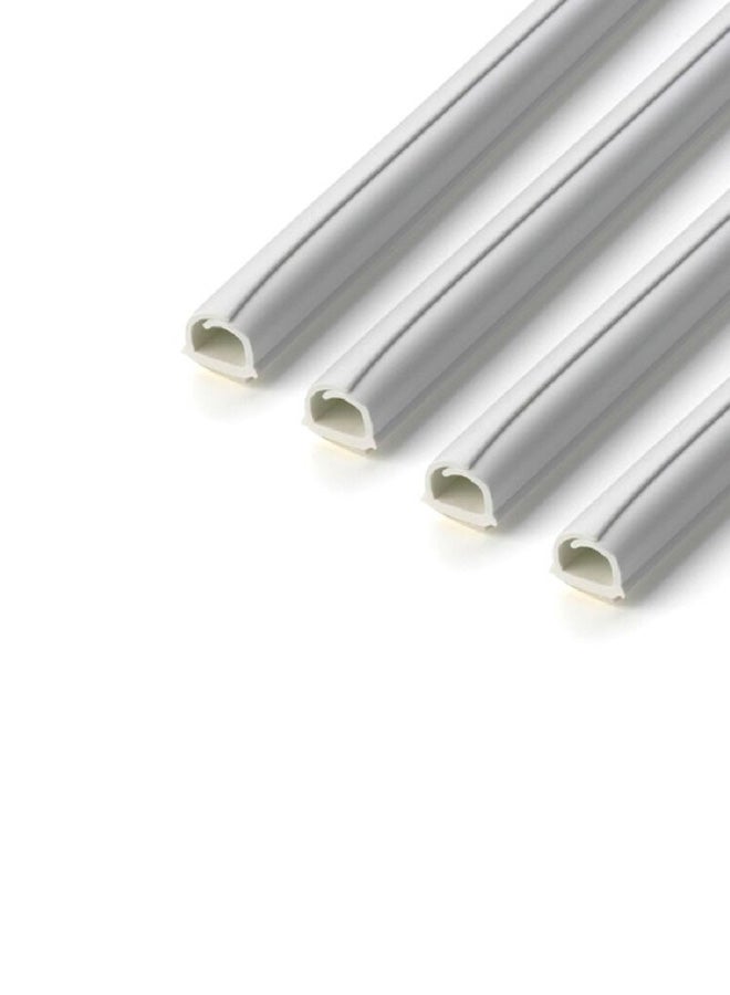 inofix High Quality Plastic Cablefix Trunk Line White 4 x 1 m 2201-2+ - Image 2