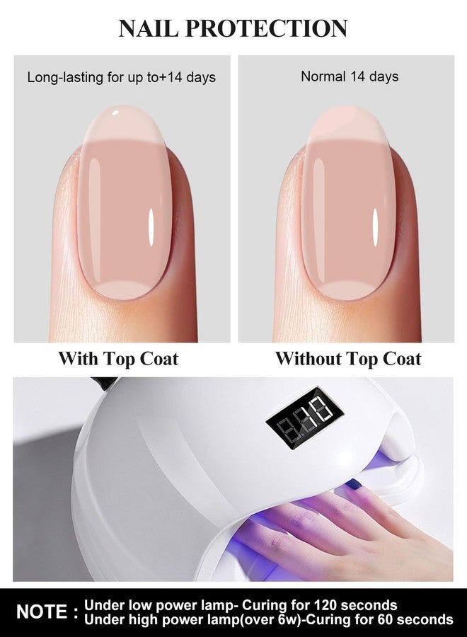 EBANKU Semi Cured Gel Nail Strips, 20PCS Clear UV Gel Nail Stickers Transparent Gel Nail Wraps for Home Nail DIY Salon-Quality Nail Strips with Nail File, Nail Stick- UV Light Required - Image 3