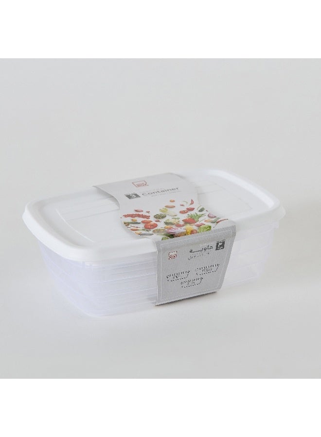 Home Box طقم حاويات لؤلؤة من سبيكترا 3 قطع سعة 850 مل - Image 3