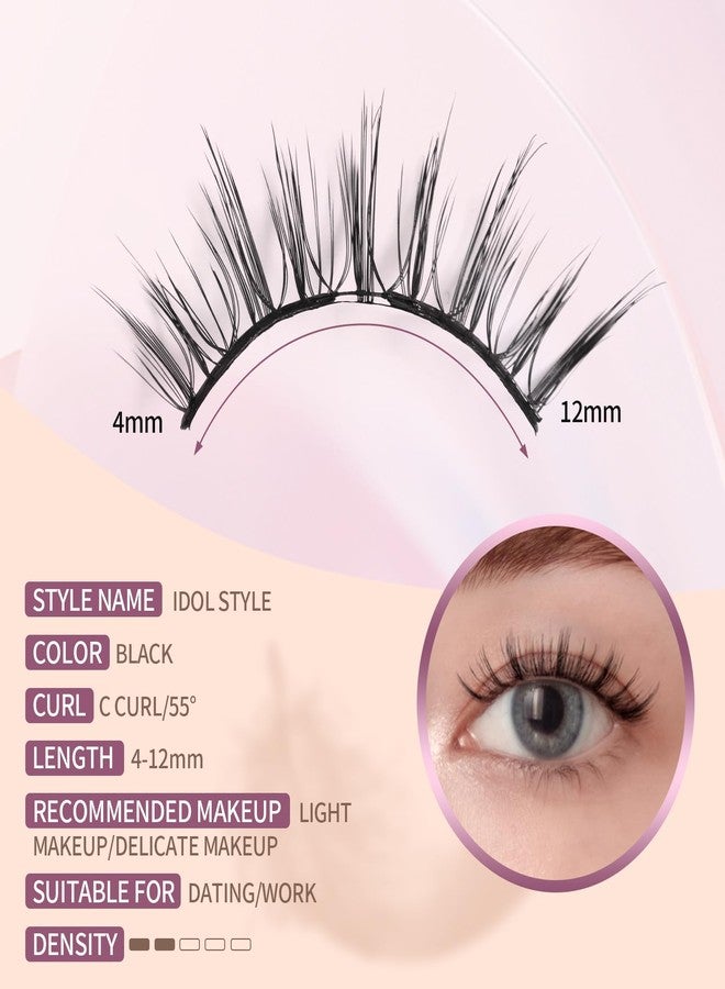 SIMER Magnetic Eyelashes, Soft Dual Magnets Eyelashes with Applicator, Natural Look Reusable No Glue & No Makeup Remover Needed, Style 02 - Image 4