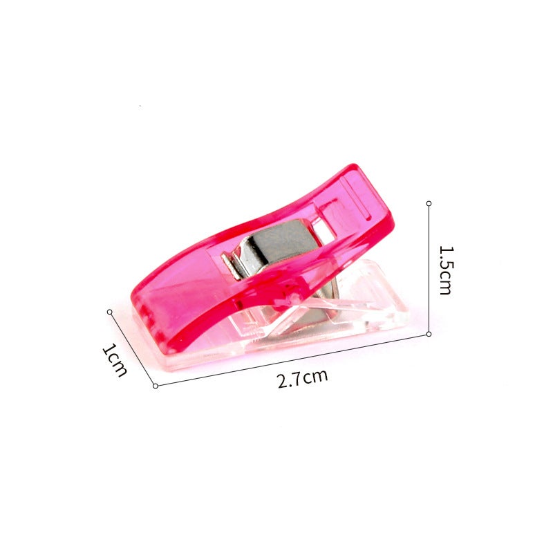 Color Plastic (Small Clip) Sewing Tools Material Wrapping Sealing Clip Home Office Stationery - Image 5