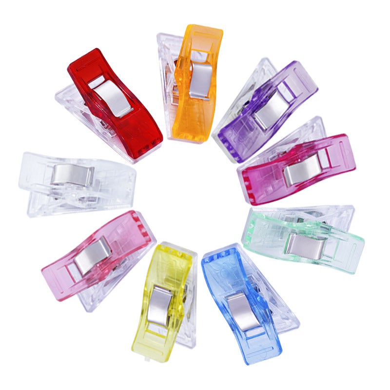 Color Plastic (Small Clip) Sewing Tools Material Wrapping Sealing Clip Home Office Stationery - Image 2