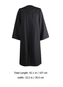 Daytoyz 1 Set Black hat Graduation Cap Doctoral Graduation Gown Graduation Gowns for Adults Cap and Gown Female Cap and Gowns Graduation Stole Cap n Gown Metal American Style Costumes  - Image 5