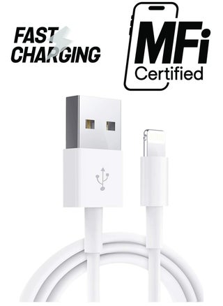Apple iPhone/iPad Charging/Charger Cord Lightning to USB Cable[Apple MFi Certified] Compatible iPhone 11/ X/8/7/6s/6/plus/5s/5c/SE,iPad Pro/Air/Mini,iPod Touch(White 1M/3.3FT) Original Certified - pzsku/Z8A3F9B3EB3CFCD656856Z/45/_/1738234254/4684c210-0d77-44c7-84e9-0d9dfc2a8fe8