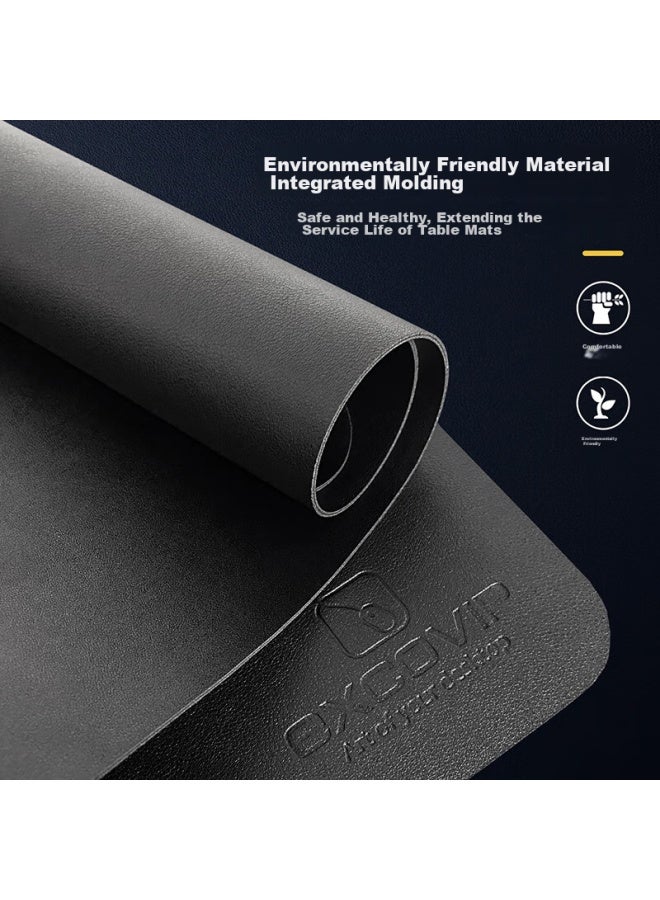 Exco 90x45 Mouse Pad, Extra Large Office Desk Pad, Waterproof Leather Desk Mat, Writing Pad, Computer Pad, Keyboard Leather Desk Cover, Double-sided Gaming Mat, Black 3764 - Image 5