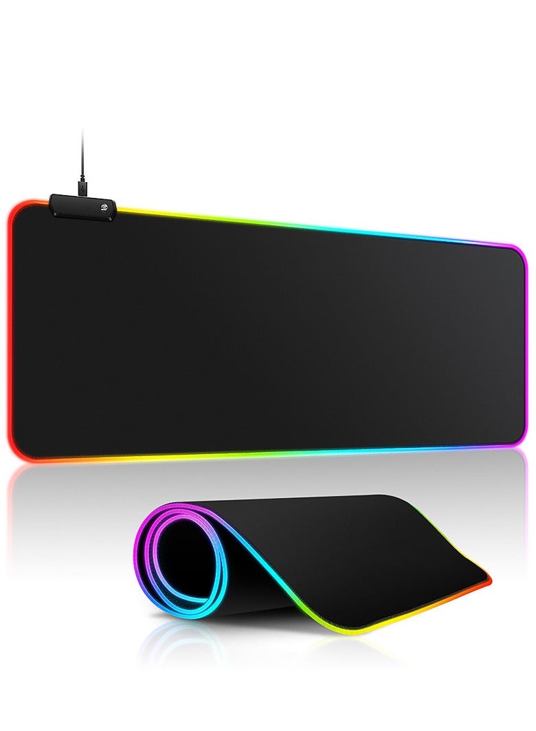 RGB illuminated gaming keyboard mouse pad - Image 2
