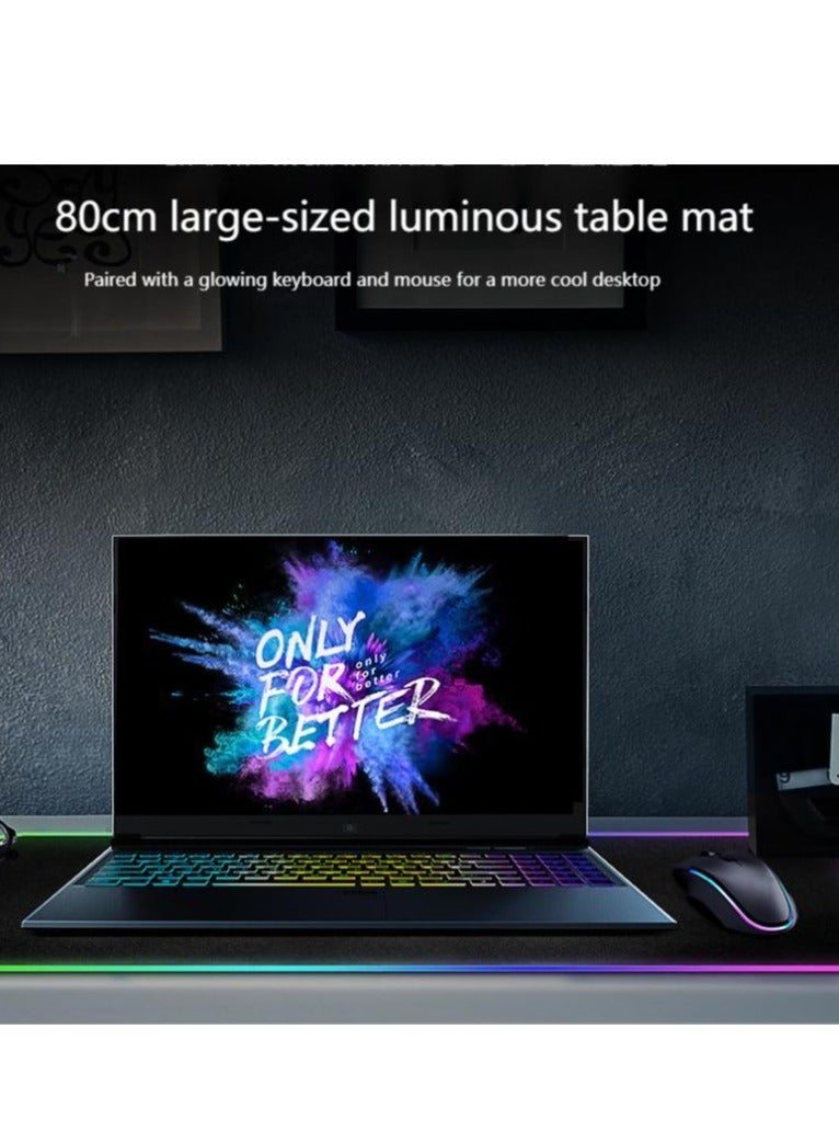 RGB illuminated gaming keyboard mouse pad - Image 3