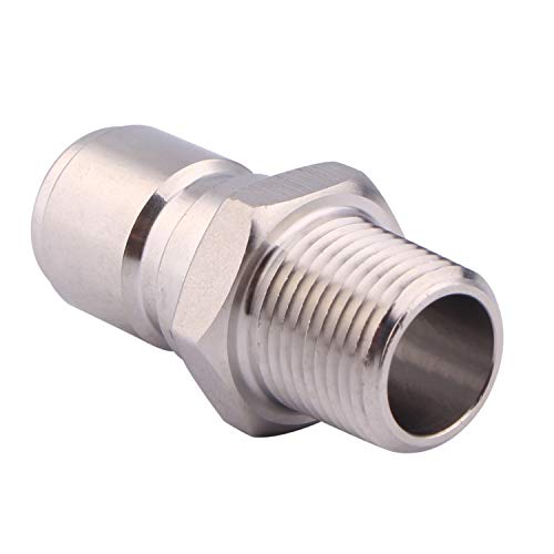 DERNORD Stainless Steel Male Quick Disconnect MPT 3/8" Homebrewing Connector Sanitary Fitting Pack of 2 - Image 4