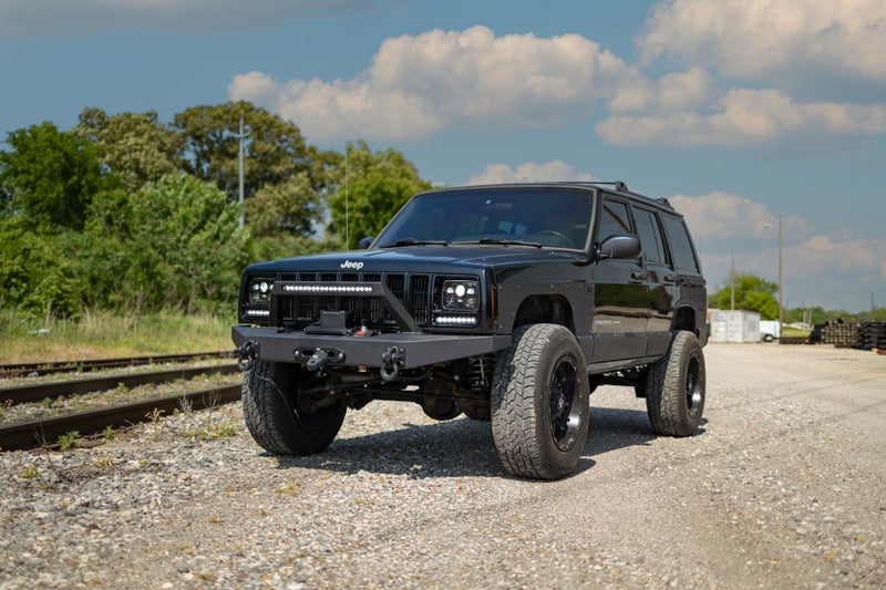 Rough Country 8" Black Series Single Row CREE LED Light Bar | Pair - 70728BL - Image 5