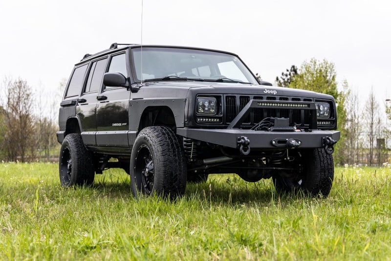 Rough Country 8" Black Series Single Row CREE LED Light Bar | Pair - 70728BL - Image 4