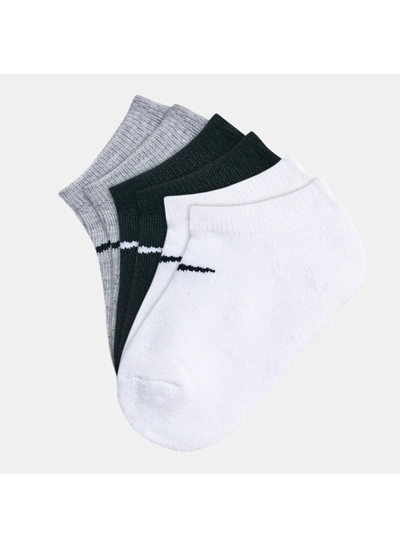 Nike Kids' Dri-FIT Basic No-Show Socks (3 Pairs)