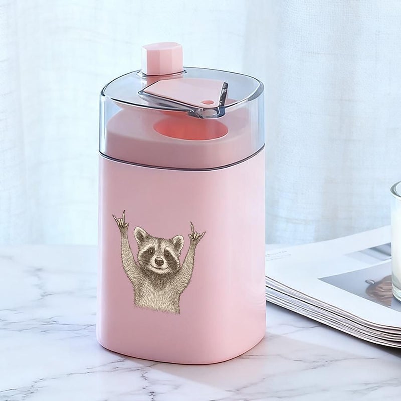Rock Hand Raccoon Plastic Push-Type Toothpick Holder Model B Decorative Kitchen Countertop Organizer - Image 4