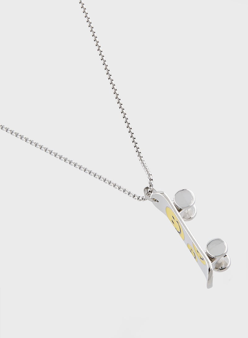 Seventy Five Skateboard Pendant Necklace  - Image 2
