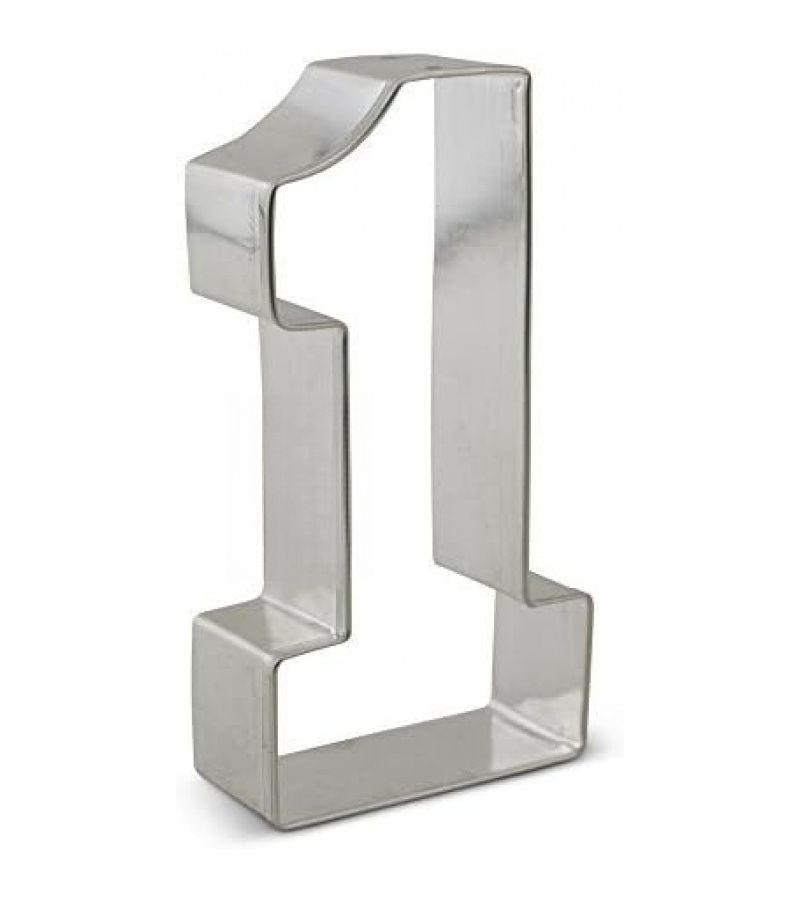 Number One Large Cookie Cutter Mold For Birthday Letter Cookies Cake Decoration Frosted Biscuits And Home Baking - Image 4