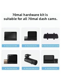 Generic مجموعة كابلات 70mai Hardwire لمراقبة وقوف السيارات على مدار 24 ساعة A500 A800 DashCam Widemidrive up02  - Image 3