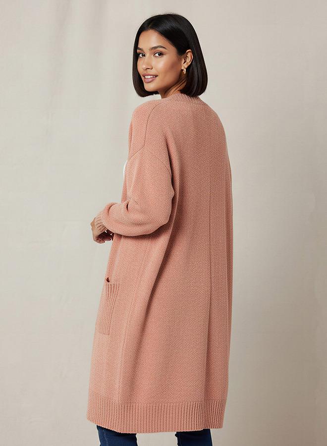 2Xtremz Longline Open Front Chenille Cardigan - Image 3