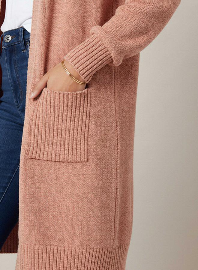2Xtremz Longline Open Front Chenille Cardigan - Image 4