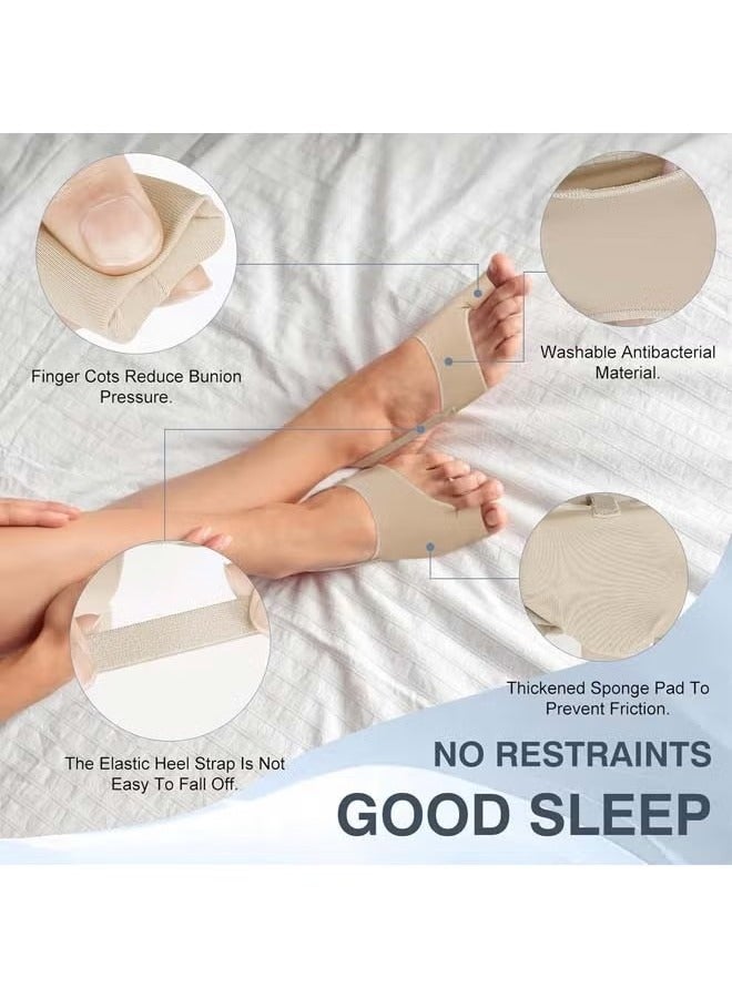 Generic Bunion Corrector Orthopedic Splint Big Toe Separator Pain Relief Non-Surgical Hallux Valgus Correction Straightener for Women Men Day Night Support 1Pair  - Image 2