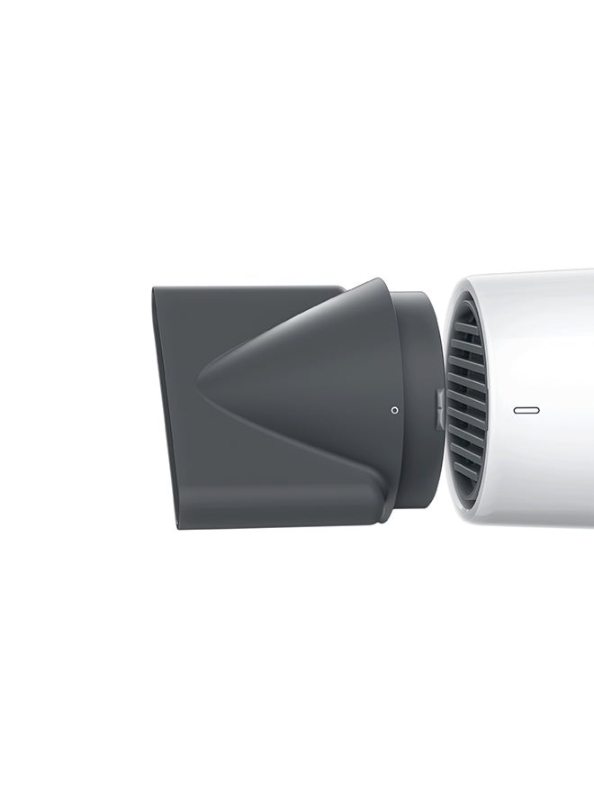 Braun Hair Dryer, Light Weight, Quick Drying Time, 3 Heat Modes Plus Cold Shot, 2200 Watts with 2 Attachments, Drying Nozzle, Curl Diffuser- BRHD226SDE white - Image 4