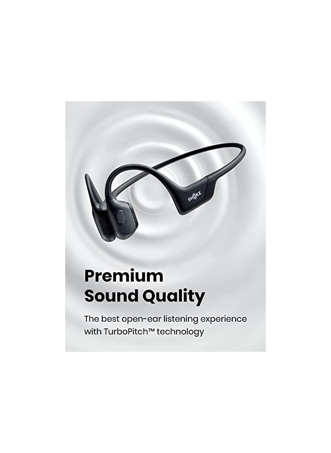 SHOKZ - Openrun Pro Sports Headphones For Work Out(Swift Black), Wireless - Image 1