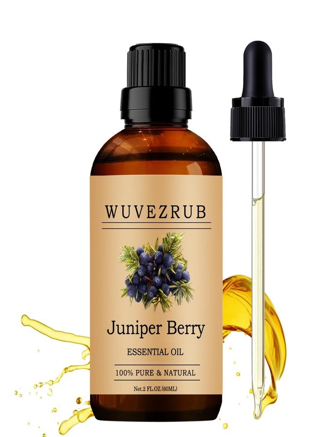 Wuvezrub Juniper Berry Essential Oil 60ML, 100% Pure and Natural for Aromatherapy Diffuser - 2 Fl Oz - Image 1