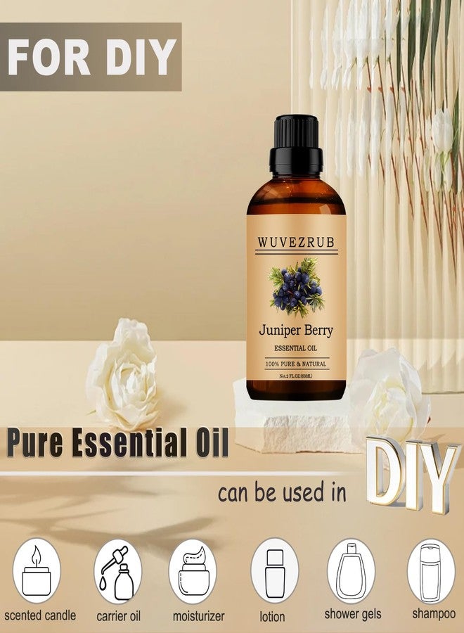 Wuvezrub Juniper Berry Essential Oil 60ML, 100% Pure and Natural for Aromatherapy Diffuser - 2 Fl Oz - Image 3
