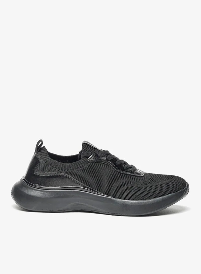 سيليست سنيكرز نسائي منخفض الكاحل بأربطة وتفاصيل متباينة