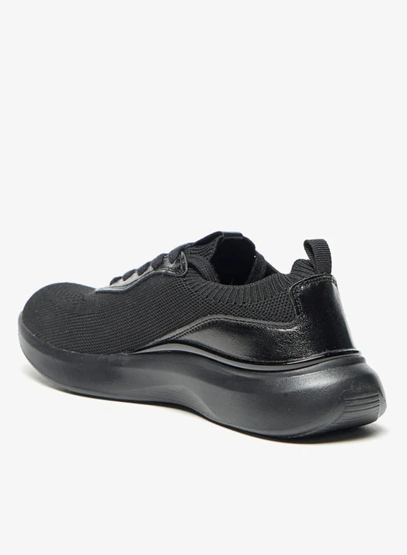 سيليست سنيكرز نسائي منخفض الكاحل بأربطة وتفاصيل متباينة