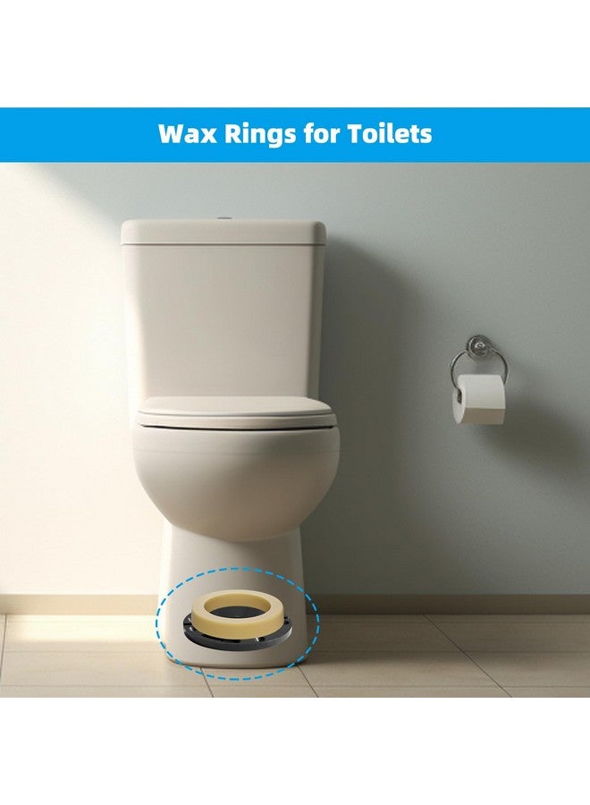 Hibbent Hibbent 2 Pack Toilet Wax Ring, Thick Toilet Bowl Wax Ring Gasket for Toilet Bowl, Polyethylene Flange- Gas, Odor and Watertight Seal, Fits 3-inch and 4-inch Waste Line  - Image 5