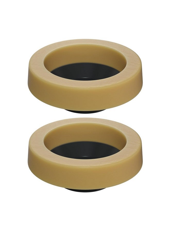 Hibbent Hibbent 2 Pack Toilet Wax Ring, Thick Toilet Bowl Wax Ring Gasket for Toilet Bowl, Polyethylene Flange- Gas, Odor and Watertight Seal, Fits 3-inch and 4-inch Waste Line  - Image 1