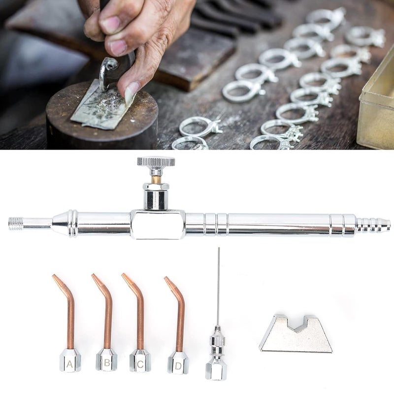 klarako Jewelry Welding Torch Jewelry Soldering Torch Jewelry Processing Torch Water Oxygen Welding Torch with 4 Tips for Jewelry Making Processing - Image 4