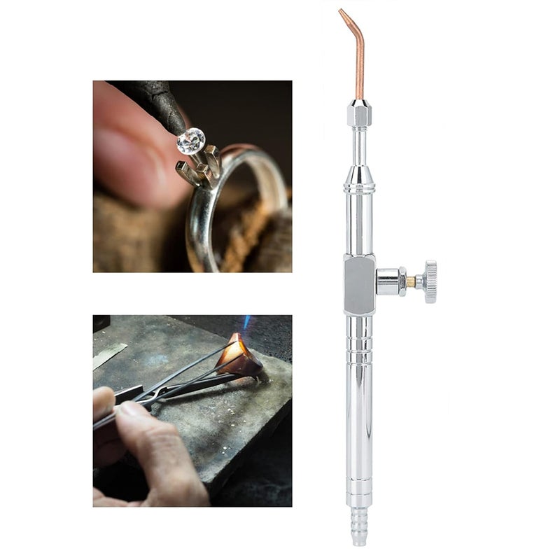 klarako Jewelry Welding Torch Jewelry Soldering Torch Jewelry Processing Torch Water Oxygen Welding Torch with 4 Tips for Jewelry Making Processing - Image 5