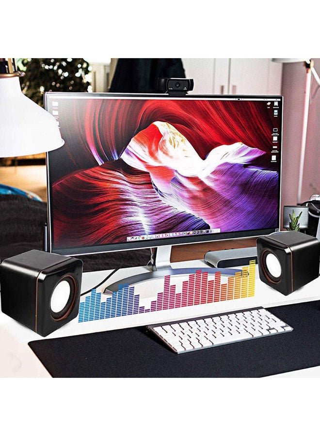 NIBEMINENT Mini Portable Audio Jack Stereo Speaker Black  - Image 5
