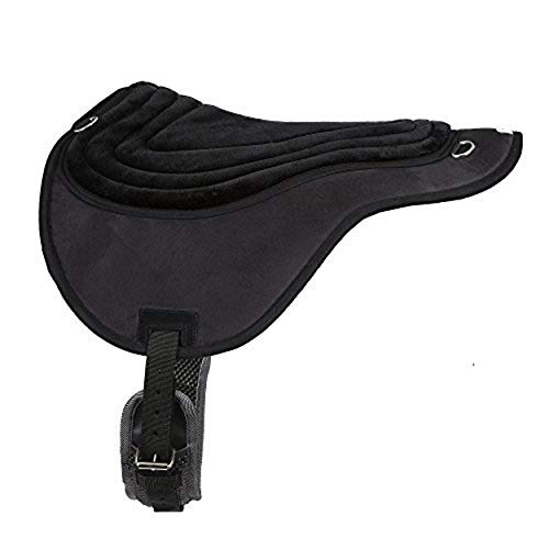 Intrepid International Comfort Plus Bareback Pad, Black, 21-3/4 in x 22" - Image 1