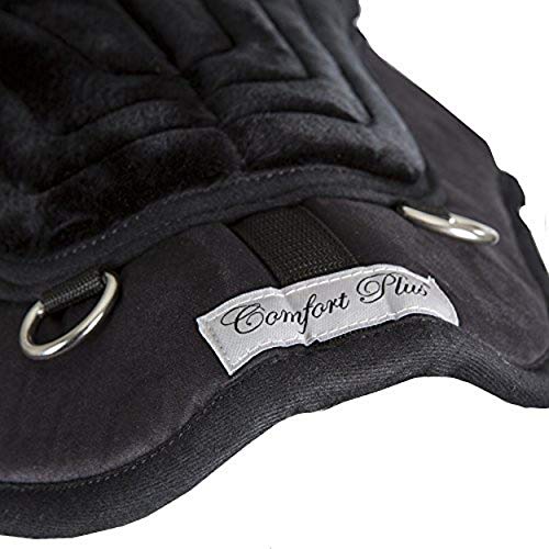 Intrepid International Comfort Plus Bareback Pad, Black, 21-3/4 in x 22" - Image 3